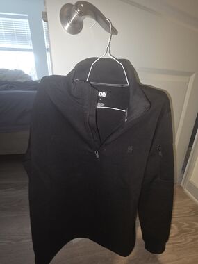 DKNY Black Half-Zip Men’s Sweater